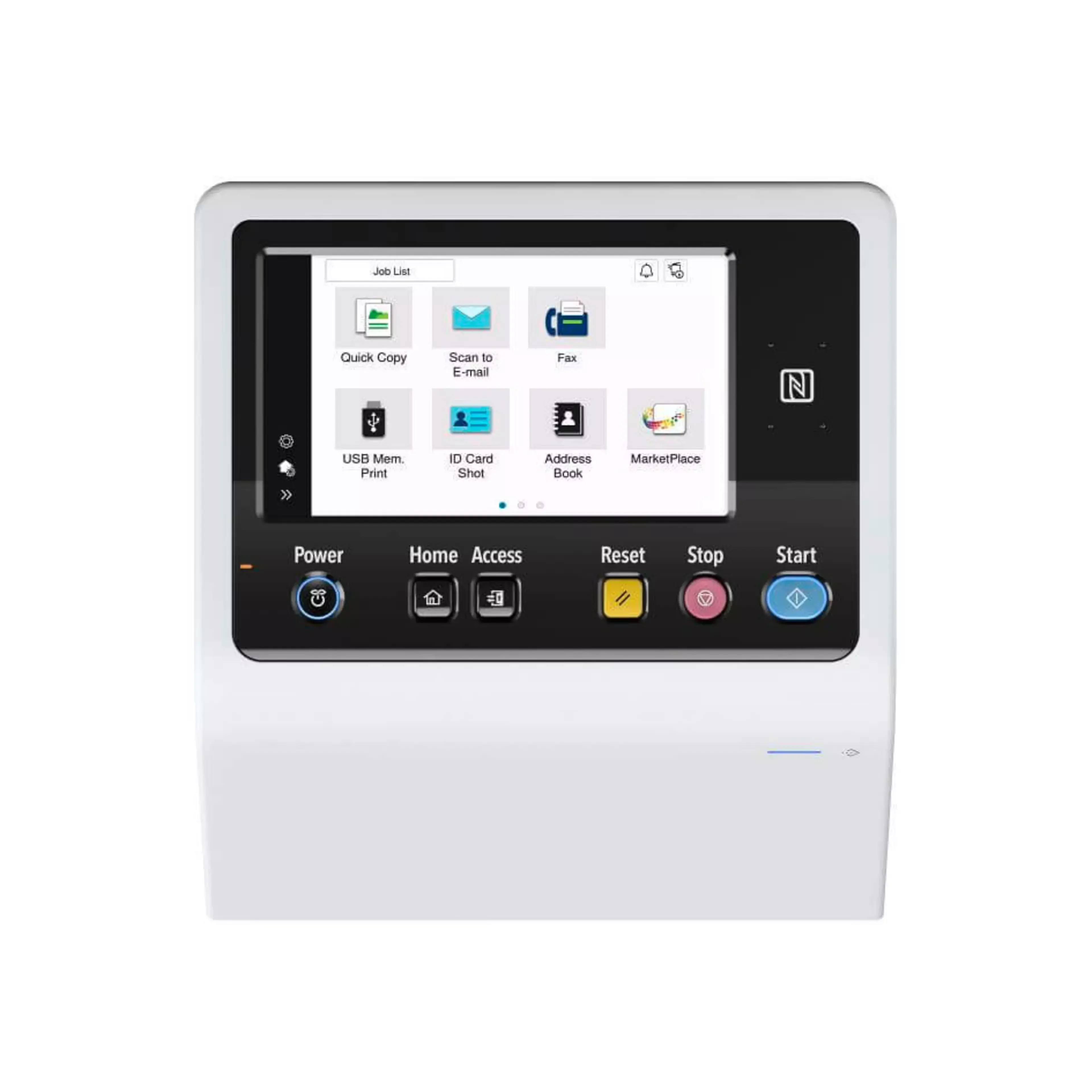 МФУ лазерное цветное Konica Minolta bizhub C257i (A3, 6Гб, 25 стр/мин, дуплекс, сеть, 256Гб(SSD),7" панель, 2x500 л, без