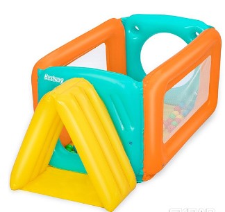 СКР Манеж надувной с мячами Tunneltopia 178x91x70 см Bestway 52547