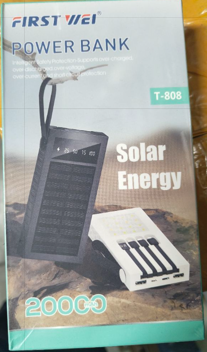 Внешний аккумулятор (Power Bank) 20 000 mAh, FIRST WEI T-808