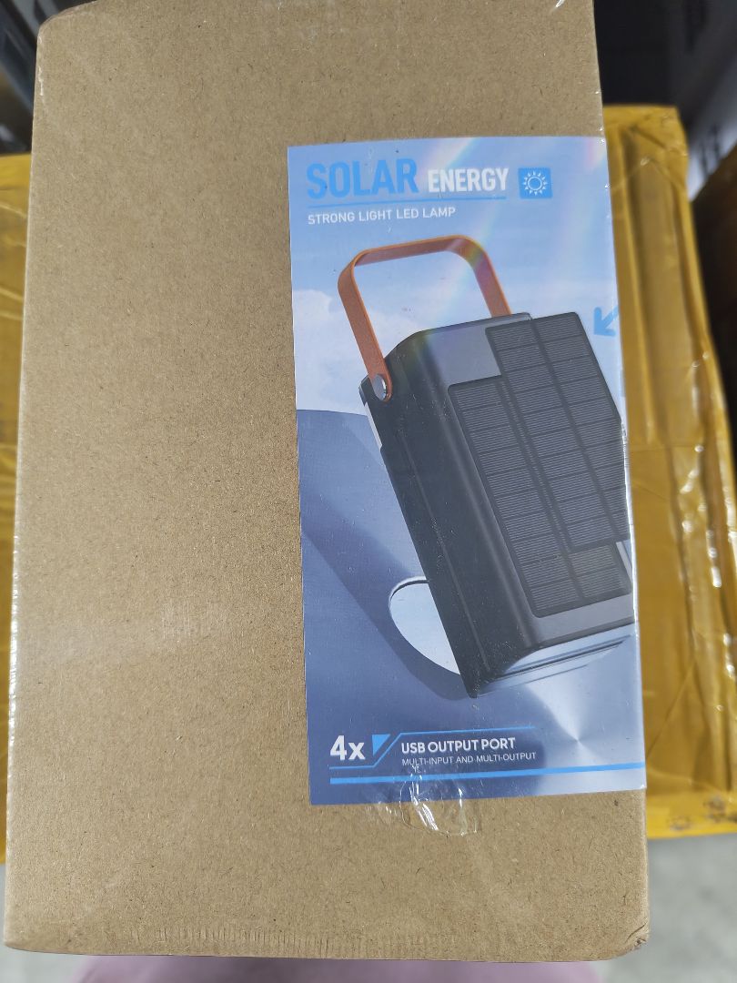 Внешний аккумулятор (Power Bank) 80 000 mAh, с солнечной панелью