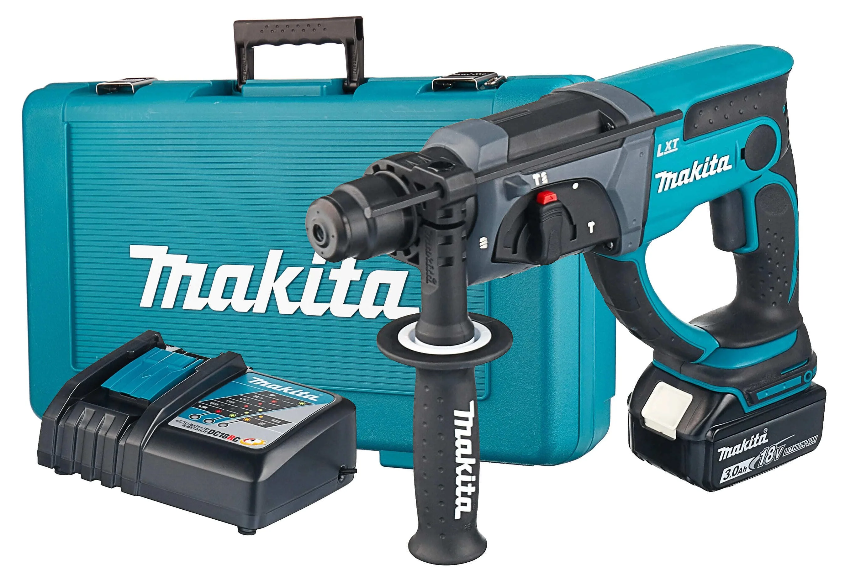 Перфоратор Makita DHR202RFE патрон:SDS-plus уд.:1.9Дж аккум. (кейс в комплекте)