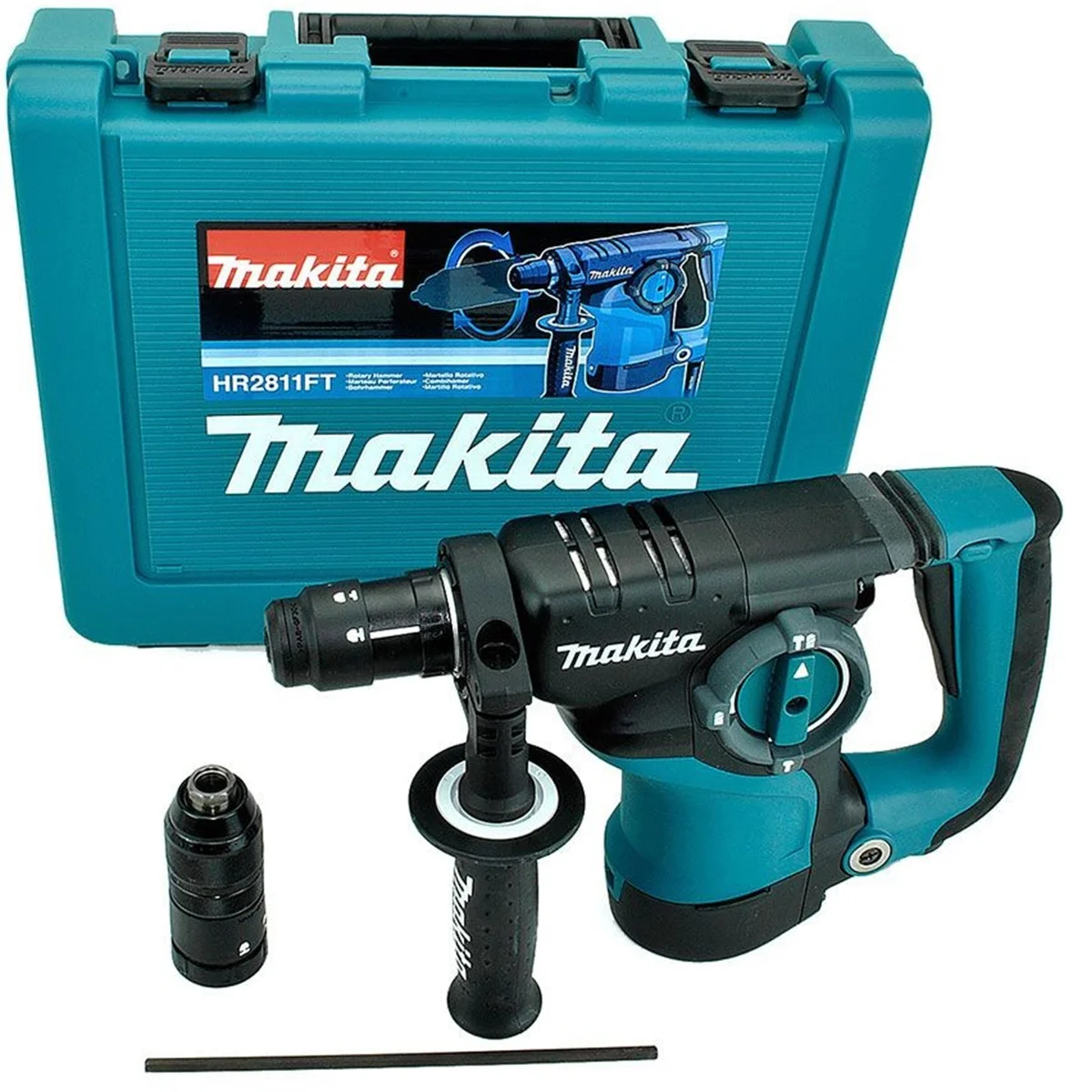 Перфоратор Makita HR2811FT патрон:SDS-plus уд.:2.9Дж 220Вт (кейс в комплекте)