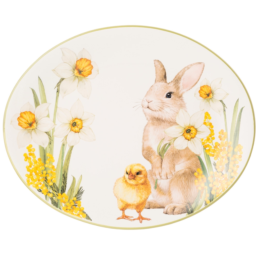 ARTI-M AGNESS "SUNDAY" БЛЮДО ОВАЛЬНОЕ AGNESS 31,5*25,5*3 СМ (КОР=18ШТ.)
