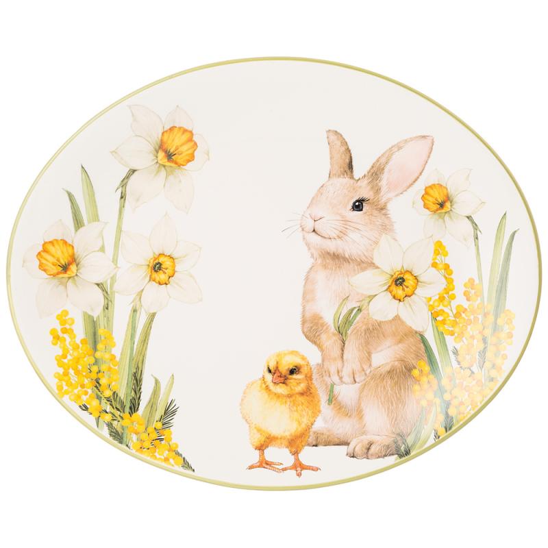 ARTI-M AGNESS "SUNDAY" БЛЮДО ОВАЛЬНОЕ AGNESS 31,5*25,5*3 СМ (КОР=18ШТ.)