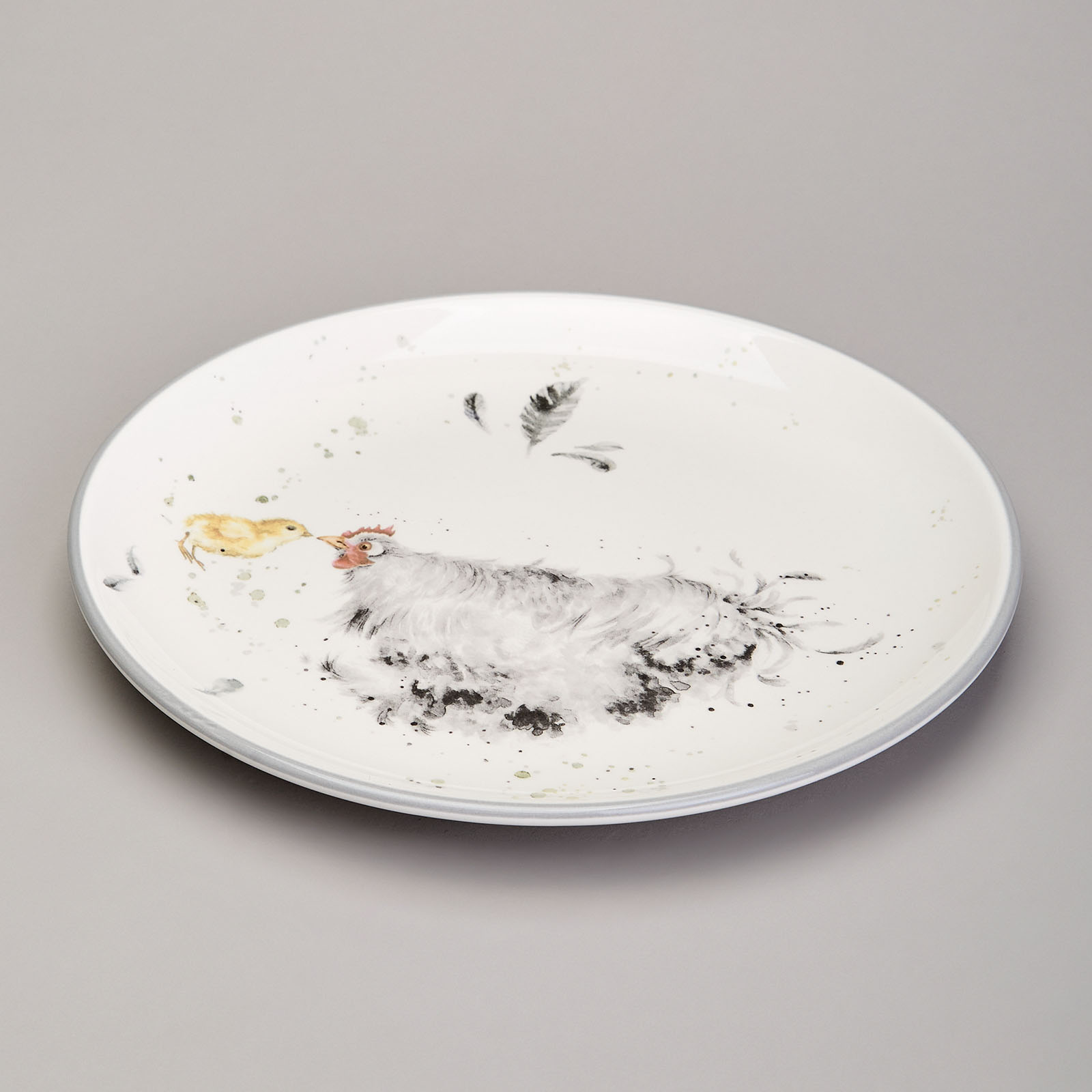 ARTI-M FUNNY HENS ТАРЕЛКА ЗАКУСОЧНАЯ 21*2,5 СМ (КОР=24ШТ.)