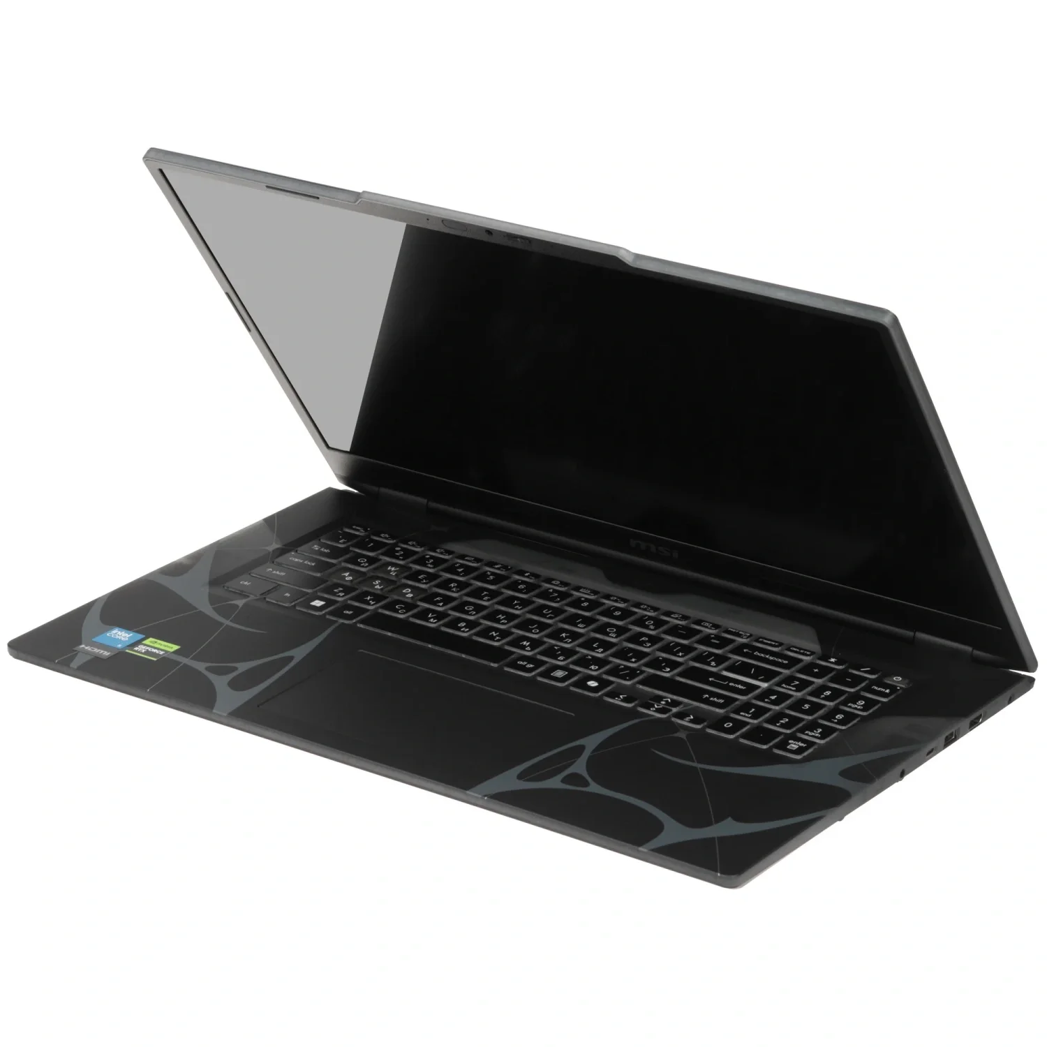 Ноутбук MSI Cyborg 17 B2RWFKG-284XRU Intel Core 5 210H/16Gb/SSD1Tb/RTX5060 8Gb (55W)/17.3"/IPS/FHD/1920x1080/144Hz/NoOS/Translucent Black/2.5kg (9S7-1