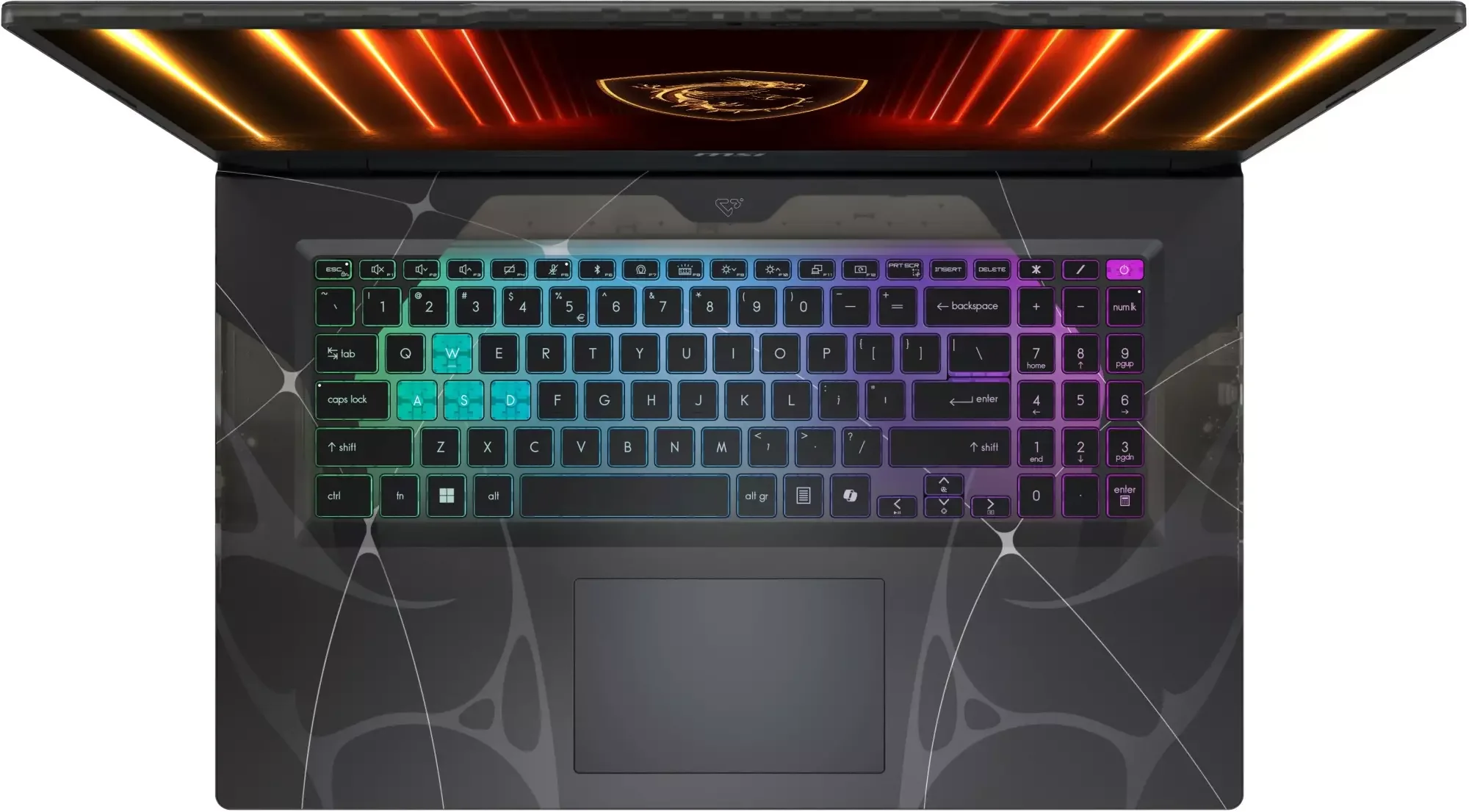 Ноутбук MSI Cyborg 17 B2RWFKG-284XRU Intel Core 5 210H/16Gb/SSD1Tb/RTX5060 8Gb (55W)/17.3"/IPS/FHD/1920x1080/144Hz/NoOS/Translucent Black/2.5kg (9S7-1