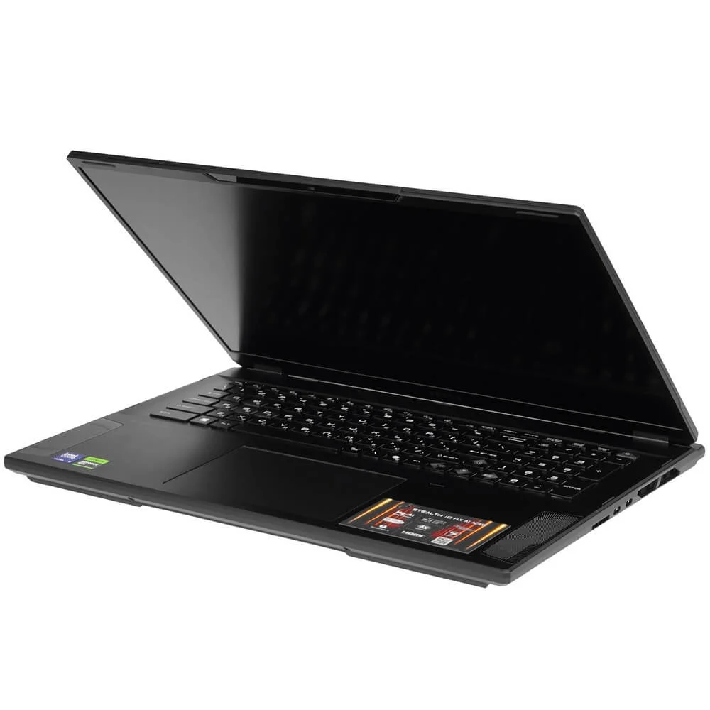 Ноутбук MSI Stealth 18 HX AI A2XWIG-051RU Intel Core Ultra 9 275HX/64Gb/SSD2Tb/RTX5080 16Gb (150W)/18"/IPS/WQUXGA/3840x2400/120Hz/MiniLED/Win11/Midnig