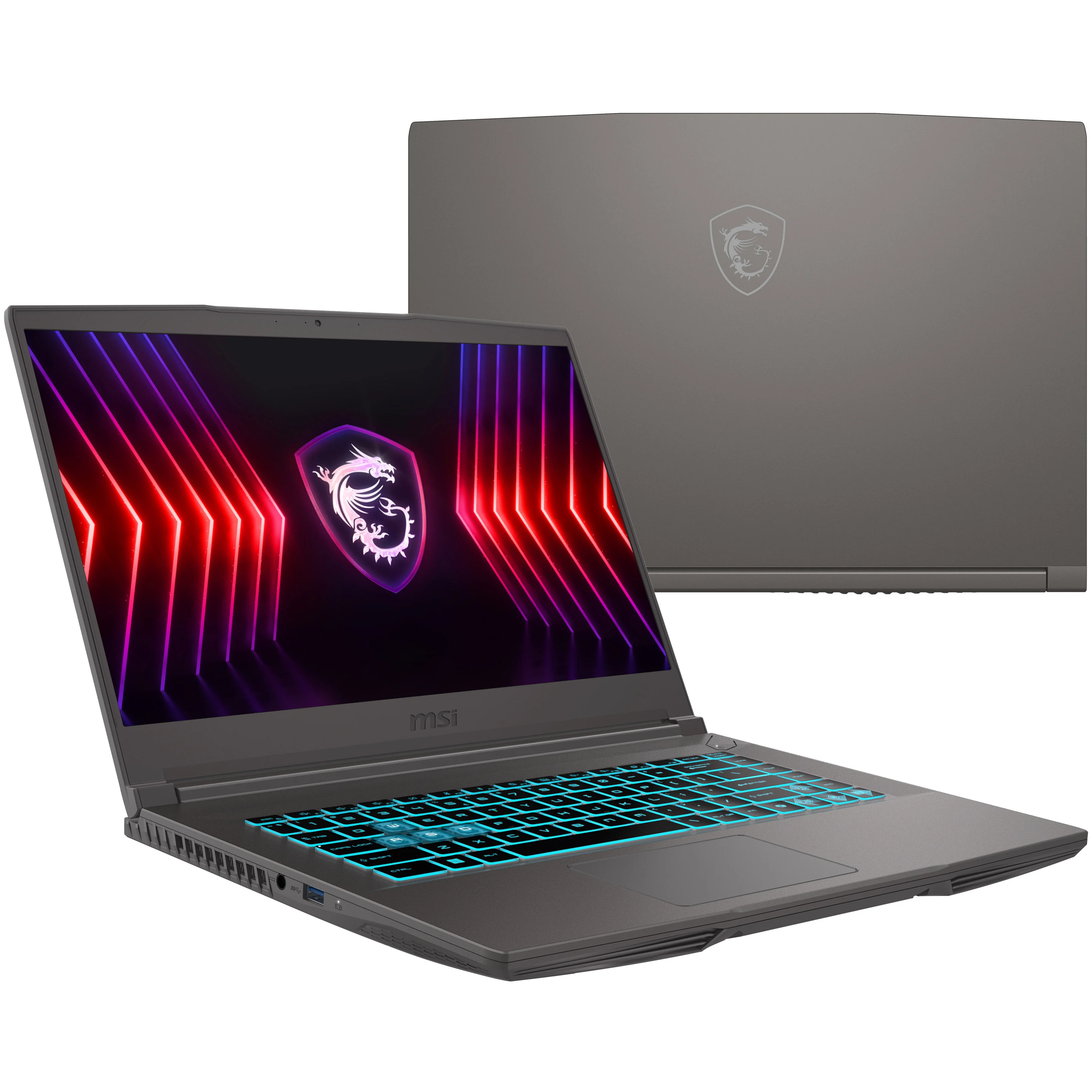 Ноутбук MSI Thin 15 B2RVE-3451XRU Intel Core 7 240H/16Gb/SSD512Gb/RTX4050 6Gb (45W)/15.6"/IPS/FHD/1920x1080/144Hz/NoOS/Cosmos Gray/1.86kg (9S7-16R831-