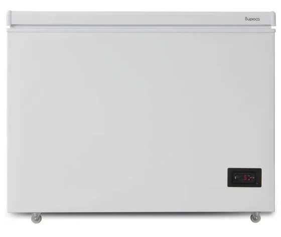 Морозильный ларь Бирюса M210KDN металлик с глухой крышкой, 200л