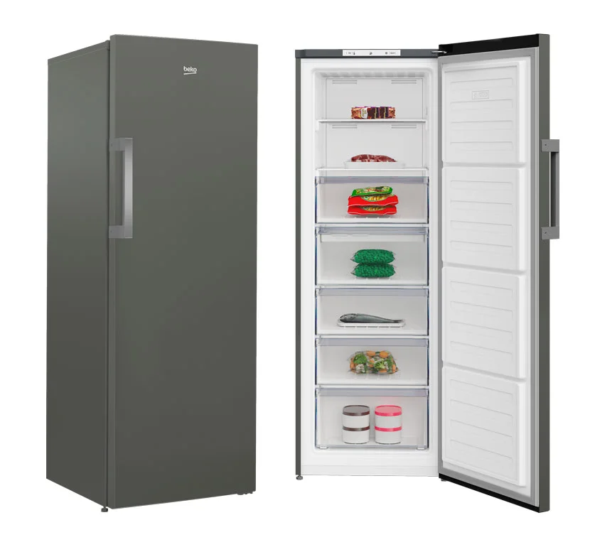 Морозильная камера Beko B1RFNK292G, серый, 255 л, 5 ящиков