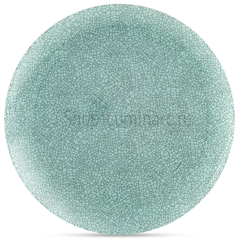 Тарелка обеденная ICY TURQUOISE 26см