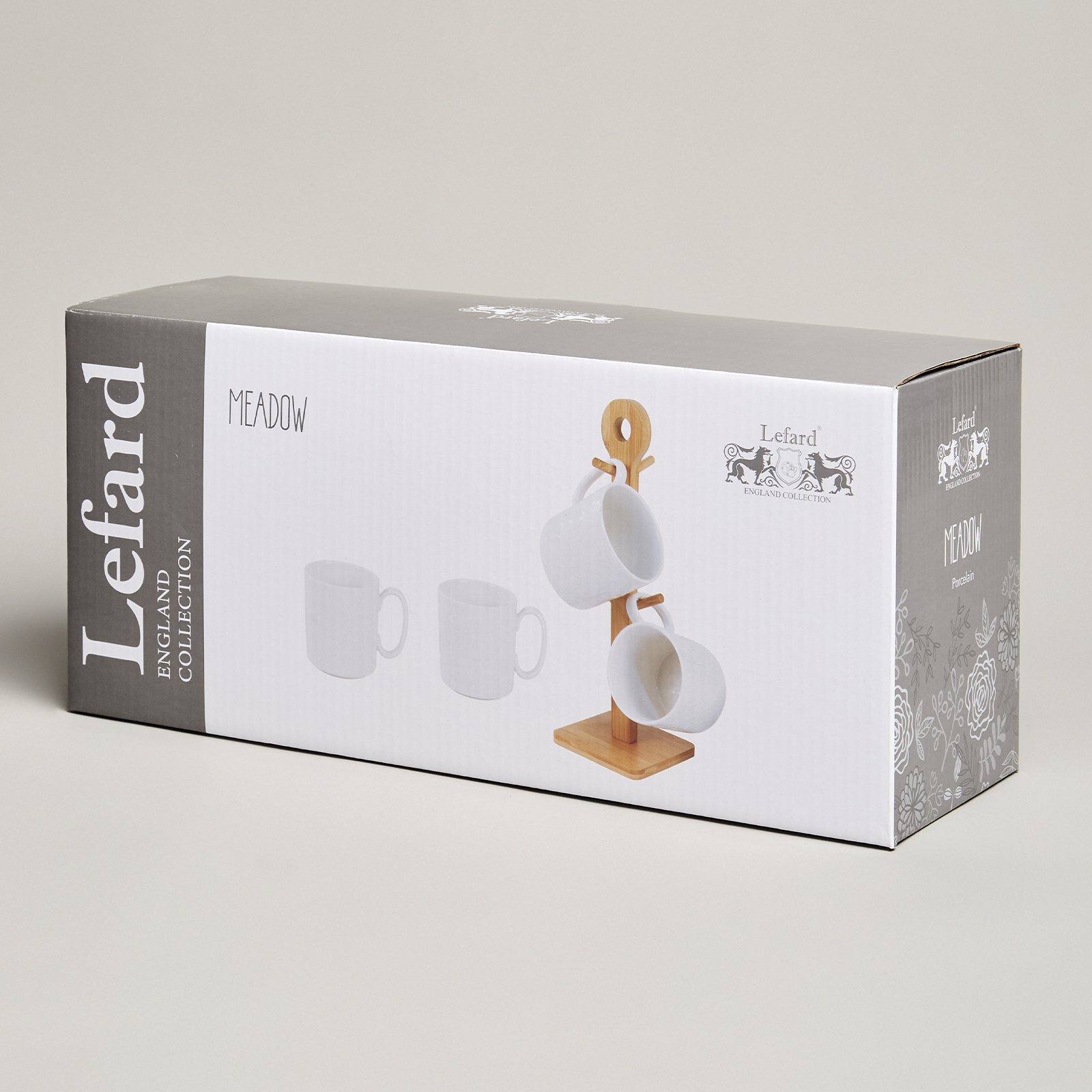 НАБОР КРУЖЕК LEFARD "MEADOW" 4 ШТ. 380 МЛ НА ДЕР. ПОДСТАВКЕ — фото 2