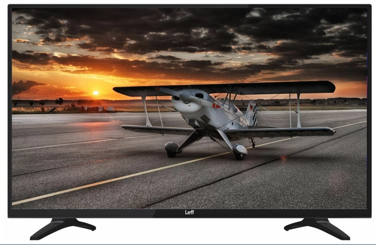 Телевизор LED 32" LEFF 32H250T черный 1366x768, HD READY, 60 Гц, TFT, DVB-T2, DVB-C, USB, HDMI
