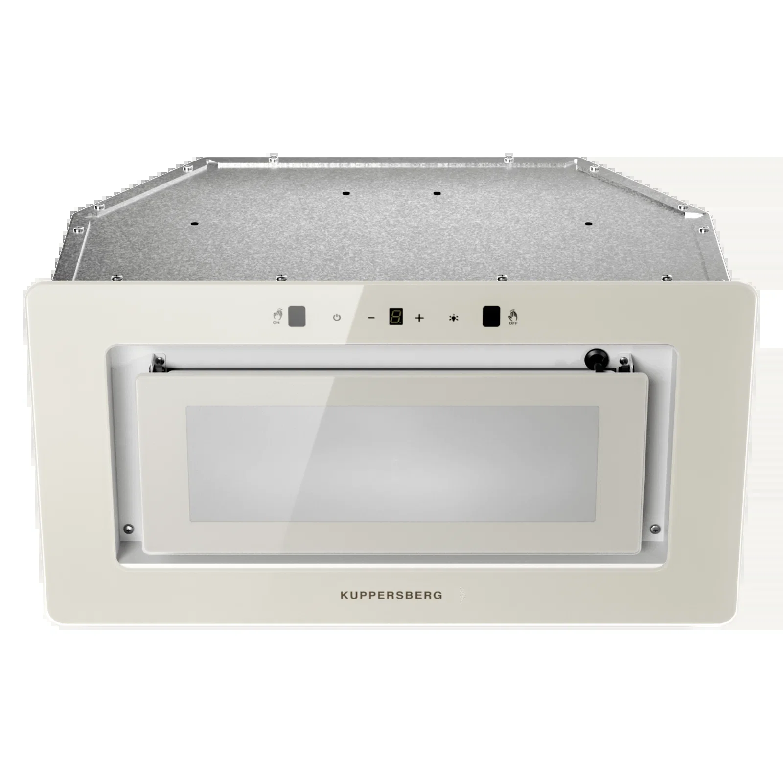 Встраиваемая вытяжка Kuppersberg INSHINE 60 CG, High-Tech, 52 см, сенсорное управление/управление жестами, 3 скорости, 265 м3/ч, обратный клапан, LED
