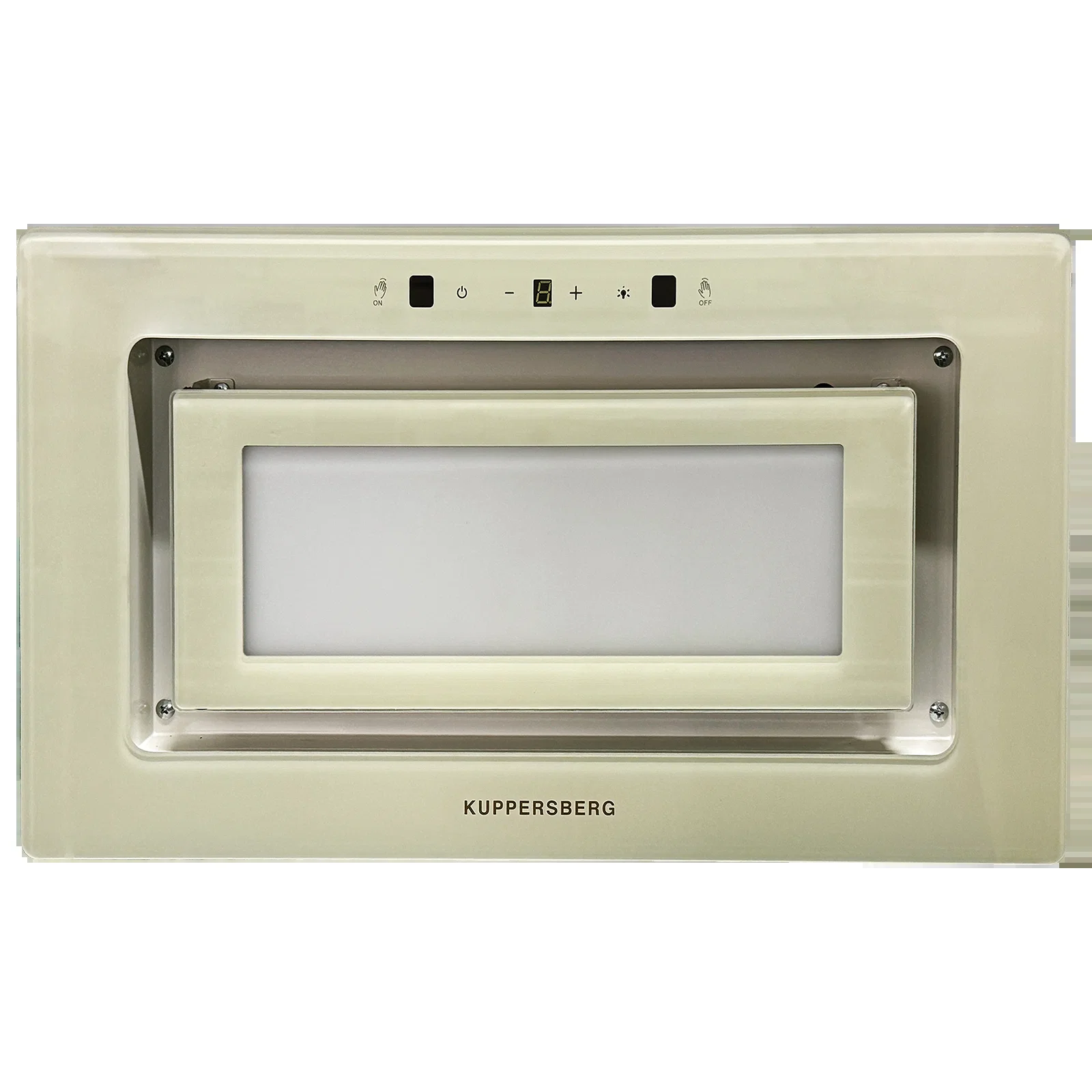 Встраиваемая вытяжка Kuppersberg INSHINE 60 CG, High-Tech, 52 см, сенсорное управление/управление жестами, 3 скорости, 265 м3/ч, обратный клапан, LED