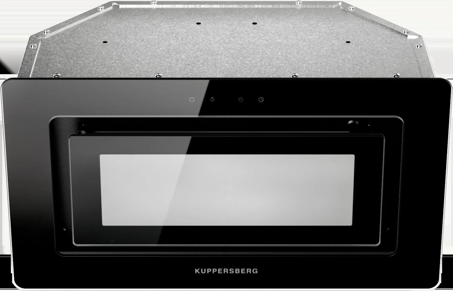 Встраиваемая вытяжка Kuppersberg INSHINE 61 BG, High-Tech, 52 см, сенсорное управление, пульт ДУ, 3 скорости, 525 м3/ч, обратный клапан, LED освещение