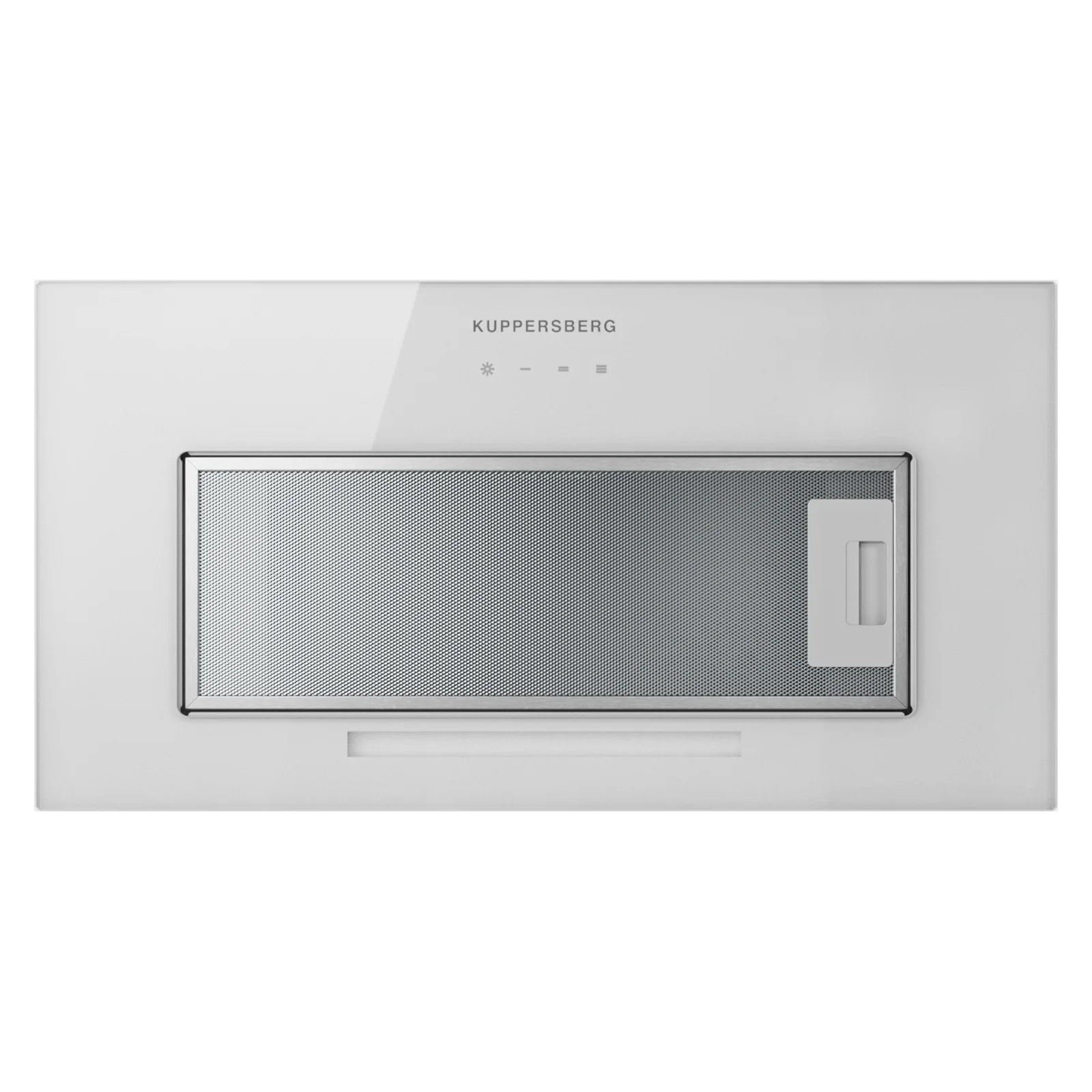 Встраиваемая вытяжка Kuppersberg INTOUCH 60 WG, High-Tech, 54 см, сенсорное управление, 3 скорости, 650 м3/ч, периметральное всасывание, LED освещение