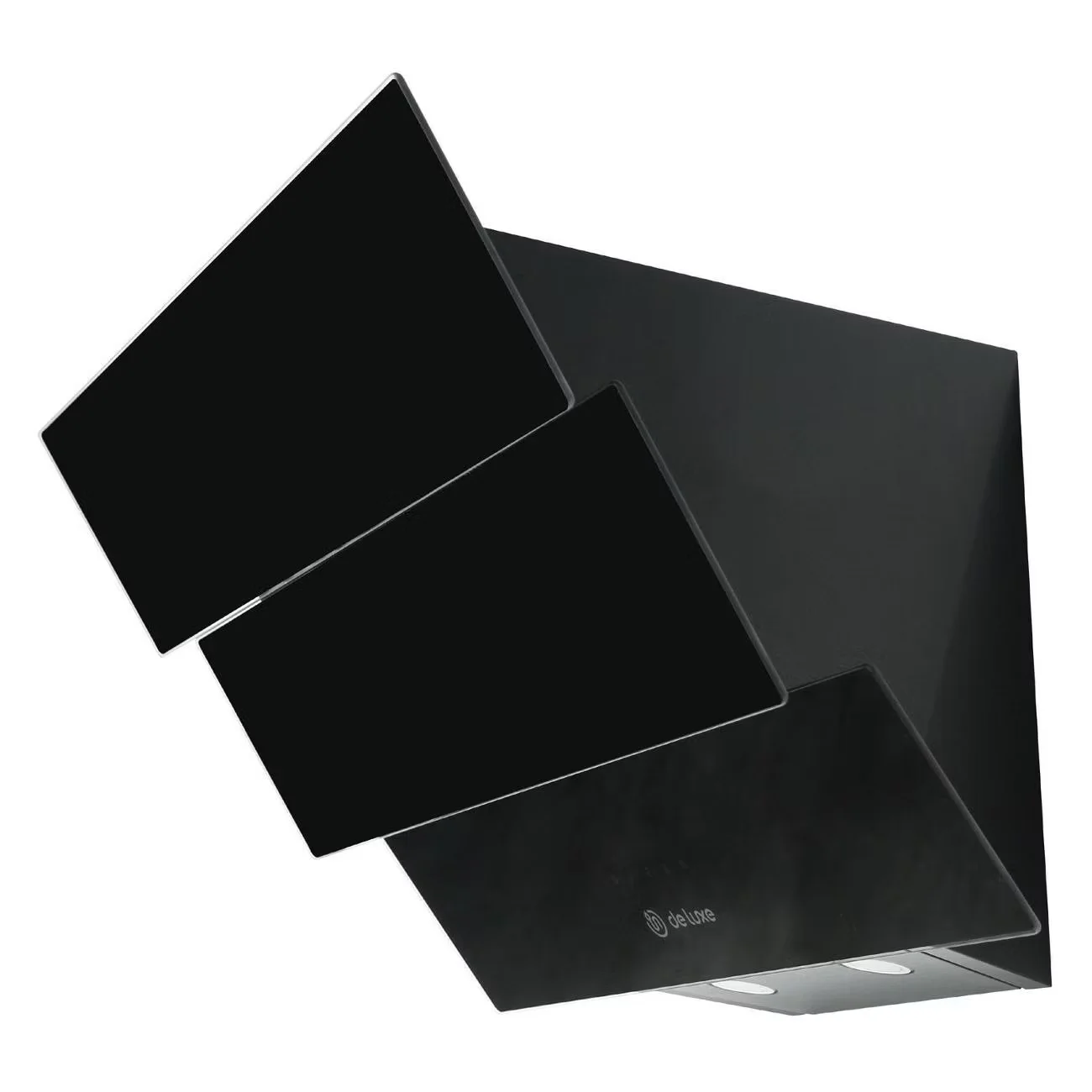 Вытяжка встраиваемая Deluxe ACC-T60-B-B-33/D-2 чёрный, 60 см, 650 м³/ч, 59 дБ