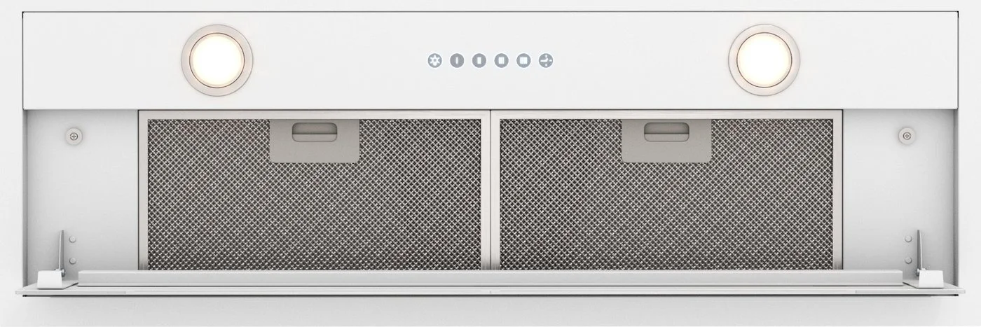Вытяжка встраиваемая Elikor Cube 90П-1000-Э4Д белый, 90 см, 1000 куб. м/ч, 69 дБ