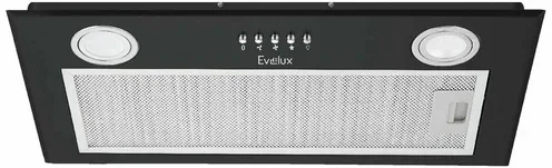 Вытяжка встраиваемая Evelux Margit 60 X серебристый, 53 см, 750 куб. м/ч, 52 дБ