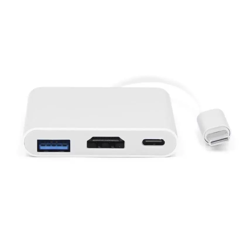 USB Концентратор 2010N1 USB C вилка to HDMI VGA, USB3.0, Type-C