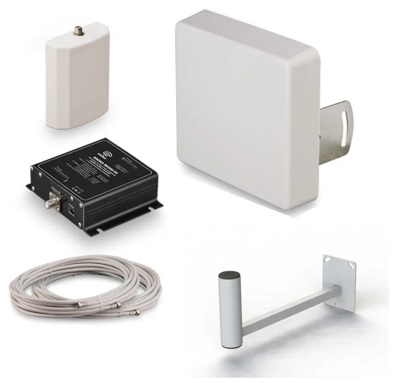 Комплект усиления сотовой связи LTE1800/GSM1800/3G KRD-1800/2100 (арт. 1001)
