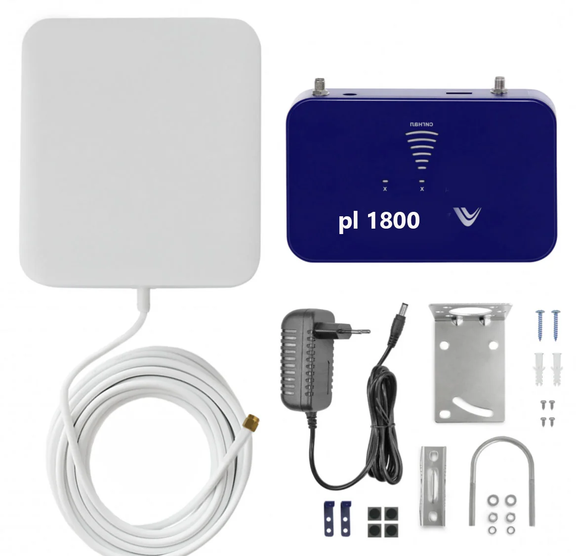 Комплект усиления сотовой связи VEGATEL PL-1800/2100   ПОЛНЫЙ АНАЛОГ Крокс LTE1800/GSM1800/3G
