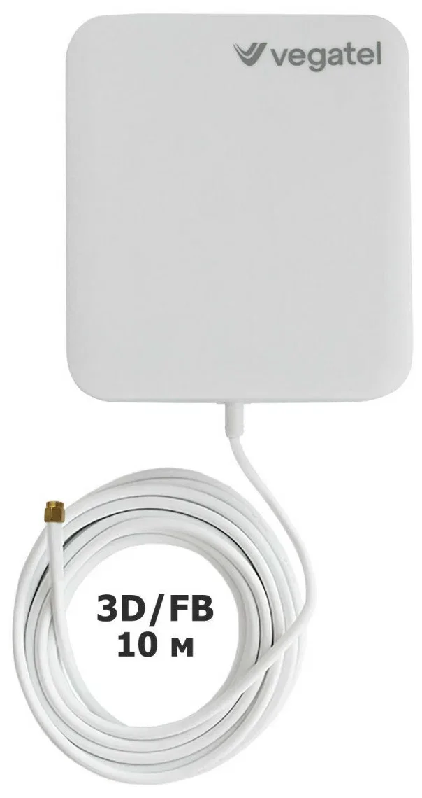 Комплект усиления сотовой связи VEGATEL PL-1800/2100   ПОЛНЫЙ АНАЛОГ Крокс LTE1800/GSM1800/3G