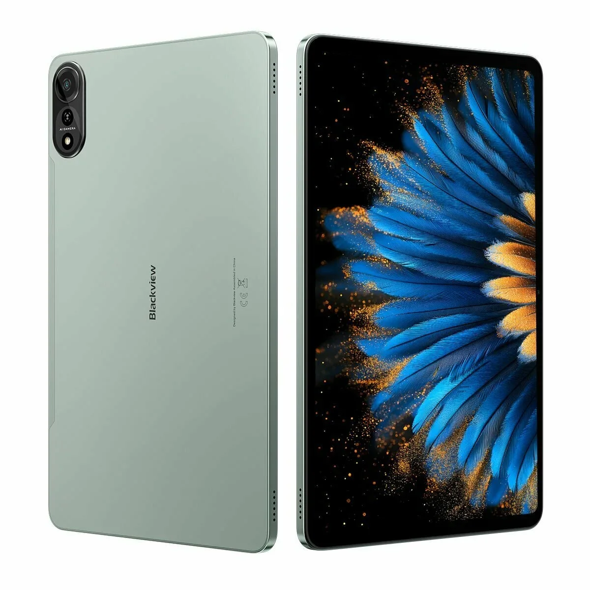Планшет Blackview MEGA 2 12", 12Gb, 256Gb, GSM900, 3G, 4G LTE, Android 15, зеленый