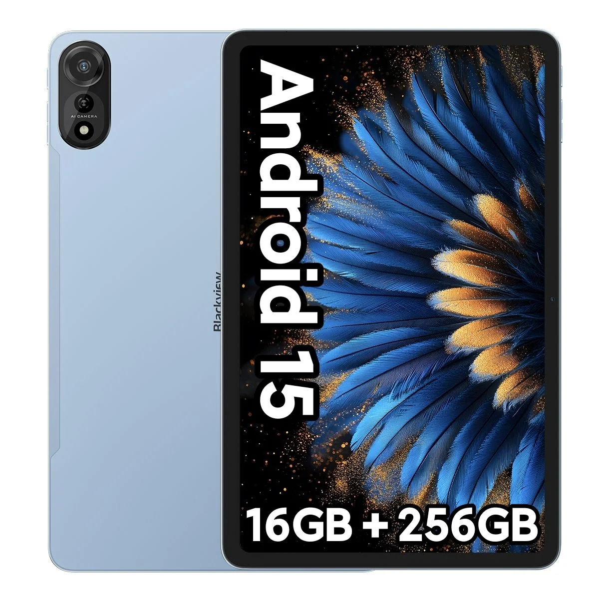 Планшет Blackview MEGA 2 12", 12Gb, 256Gb, GSM900, 3G, 4G LTE, Android 15, синий