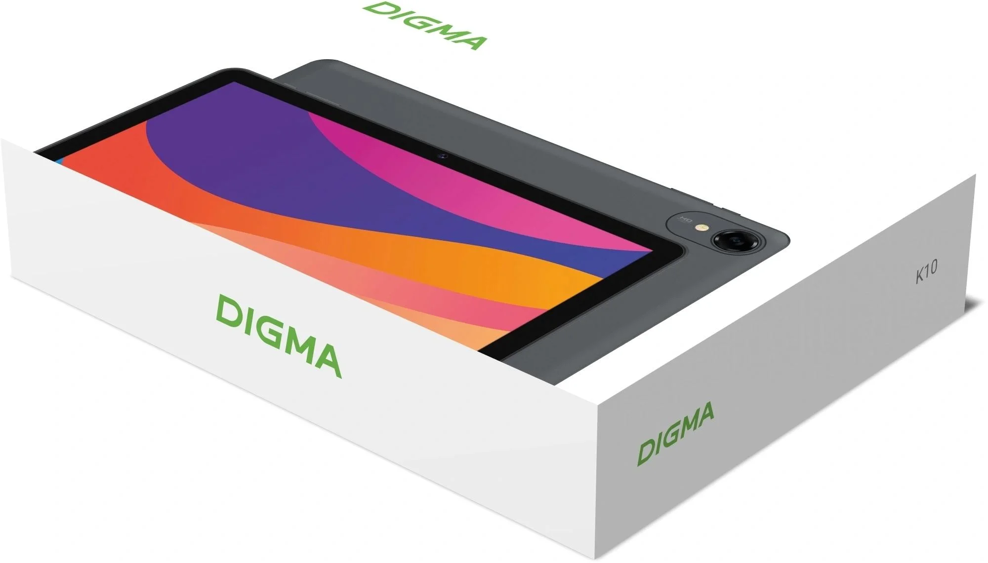 Планшет Digma K10 10.1", 4Gb, 64Gb, 3G, 4G LTE, 2G, Android 14, серый