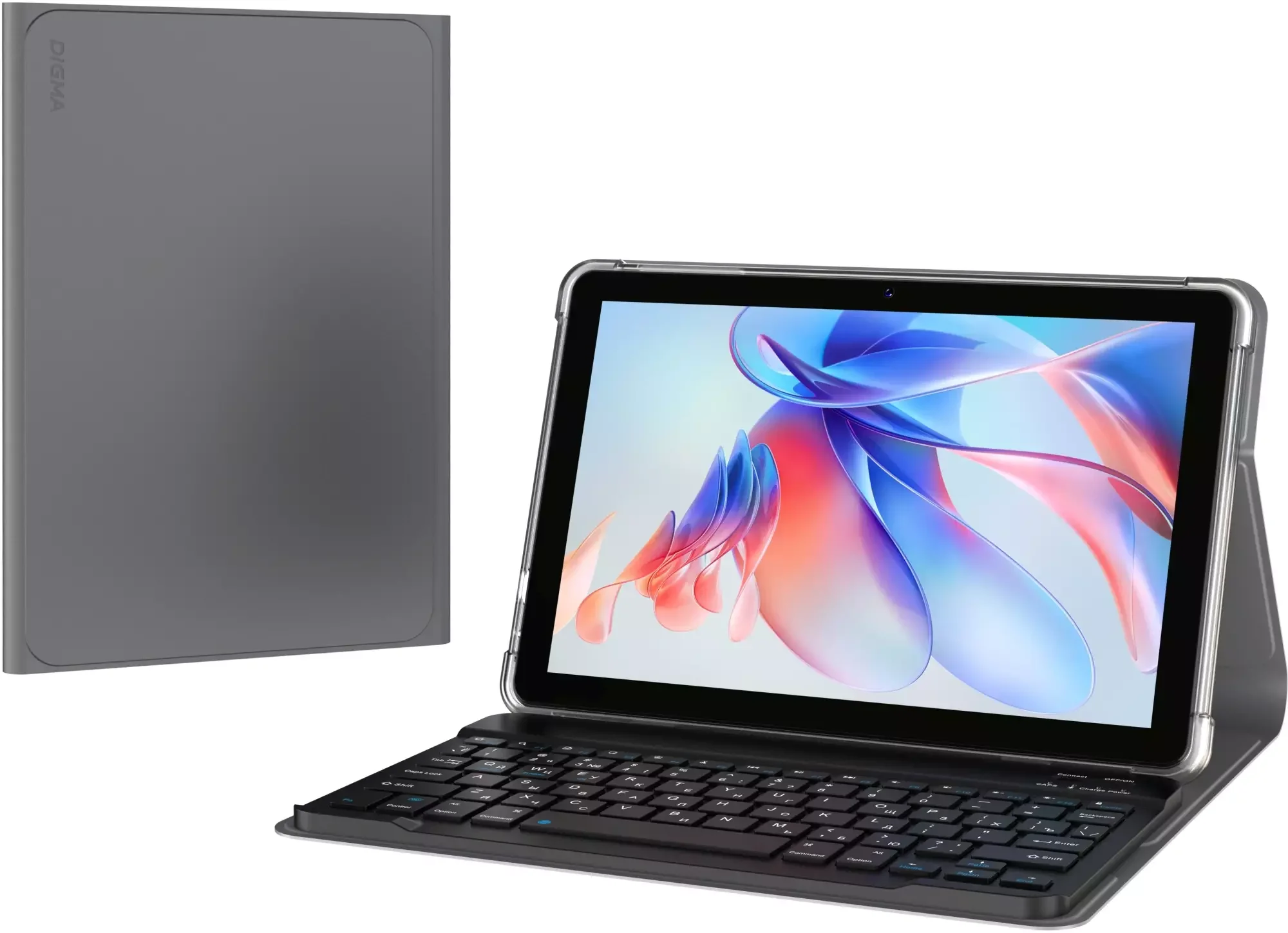 Планшет Digma K10 PLUS 10.1", 4Gb, 64Gb, 3G, 4G LTE, Android 15, серый
