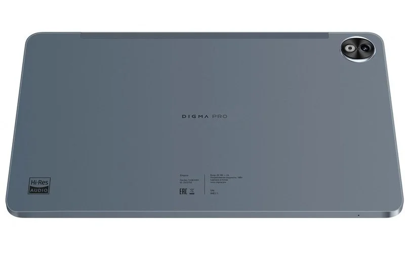 Планшет Digma Pro Empire 12", 8Gb, 256Gb, 4G/LTE, Android 14, серый