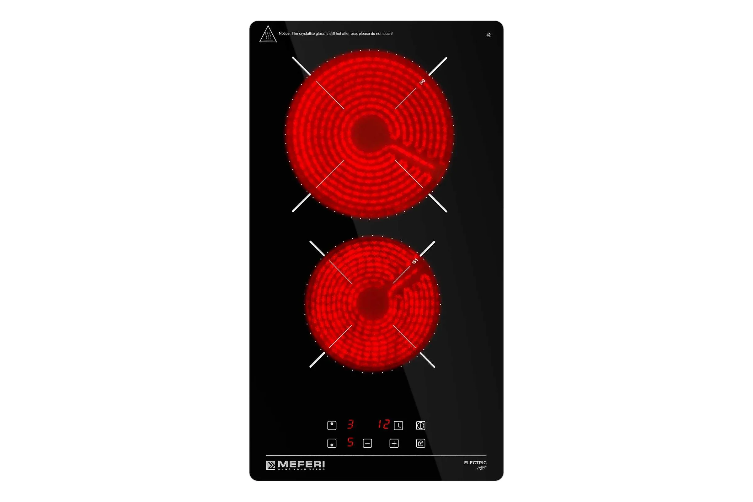 Электрическая варочная панель Meferi MEH302BK LIGHT