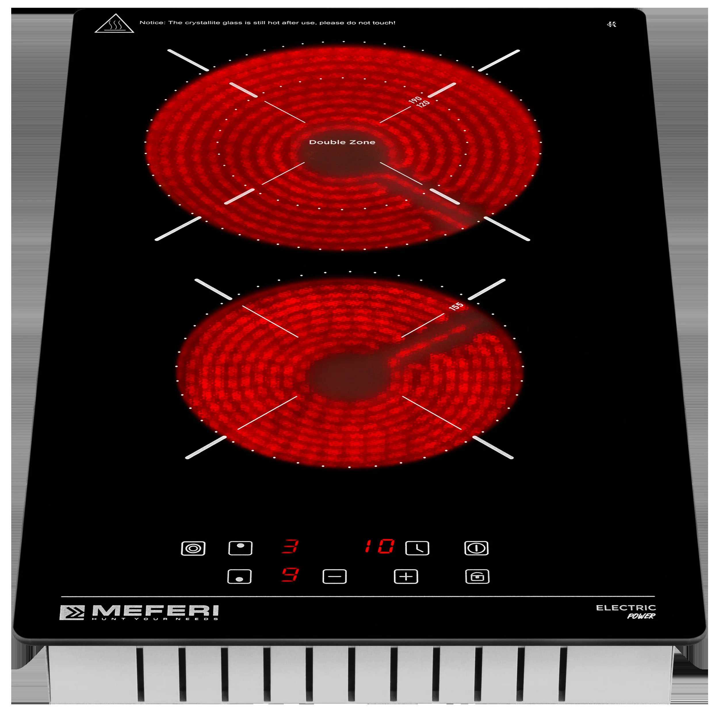 Электрическая варочная панель Meferi MEH302BK LIGHT