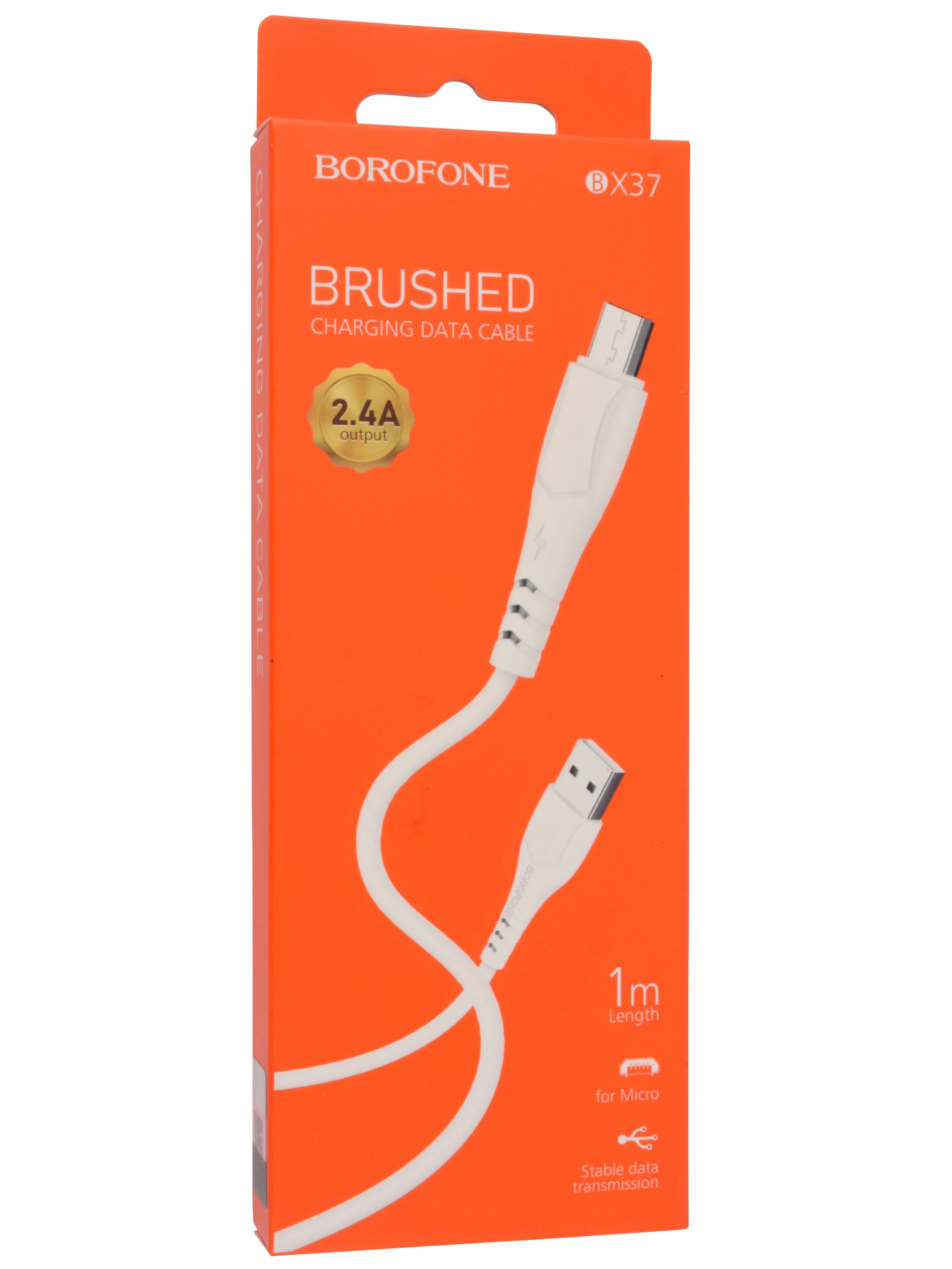 Кабели BOROFONE BX37 for MicroUSB (1 метр) white
