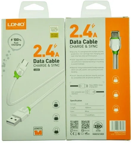 Кабели USB  ldnio LS32 1m 2.4a MICRO /300