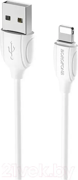 Кабели USB BOROFONE BX19 for Lightning (1 метр) white