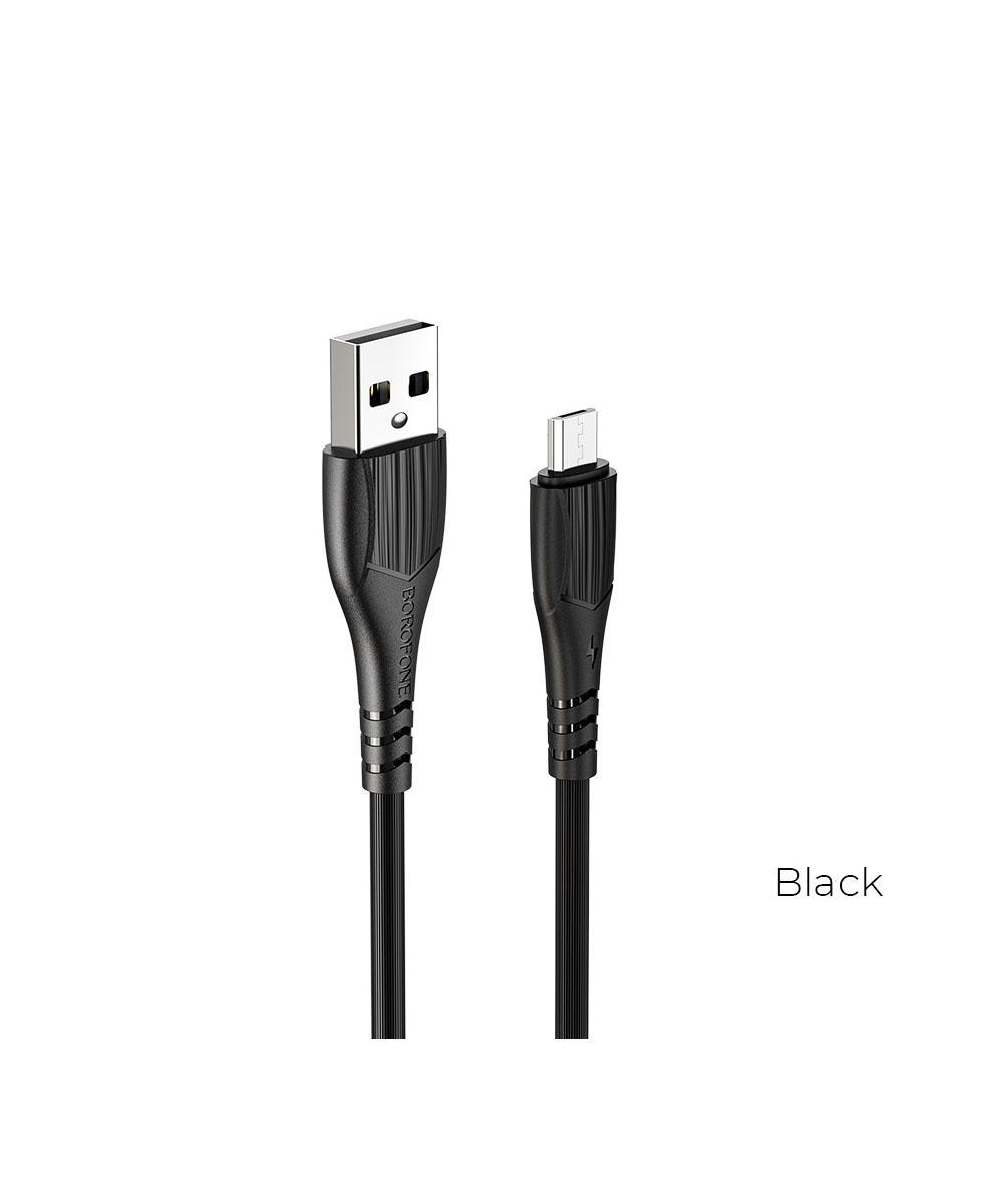 Кабели USB BOROFONE BX37 for MicroUSB (1 метр) black