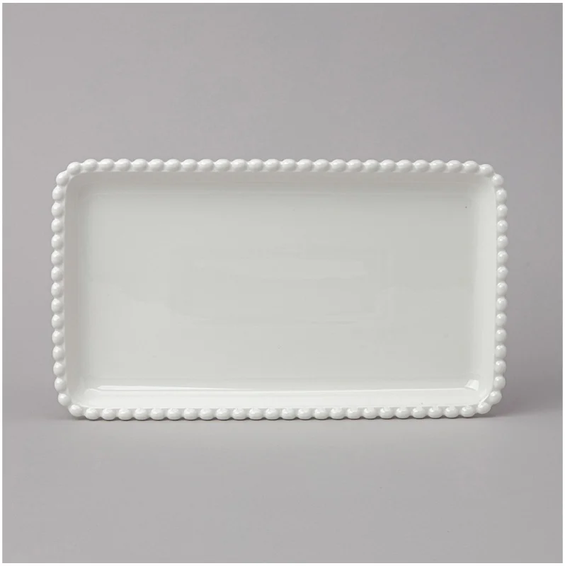 БЛЮДО LEFARD "PEARL" ПРЯМОУГ. 30*17,5*2,5 СМ (КОР=24ШТ.)