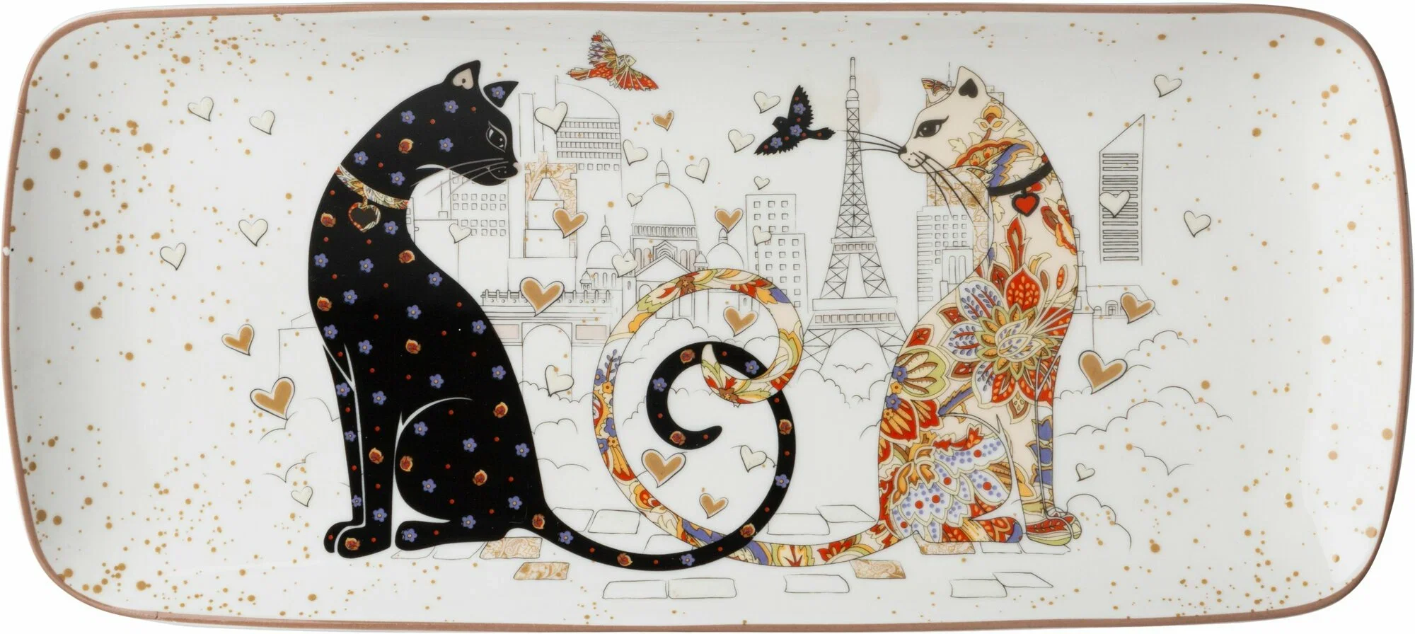 БЛЮДО LEFARD "КОТИКИ" 28*14,5 СМ (КОР=36ШТ.)