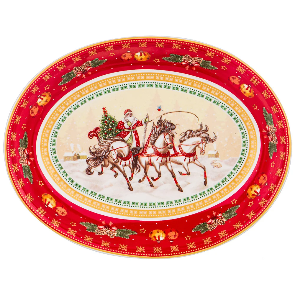 БЛЮДО LEFARD "ТРОЙКА" ОВАЛЬНОЕ 25*19,5*4,5 СМ БЕЛОЕ (КОР=18ШТ.)