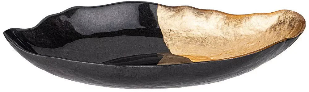 БЛЮДО ГЛУБОКОЕ "BOHEMIA" BLACK D=33СМ H=6.7 CM