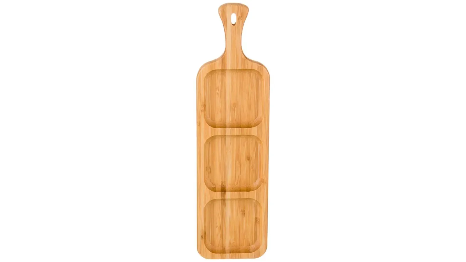 БЛЮДО ДЕРЕВЯННОЕ LEFARD "NATIVE" 3 СЕКЦИИ С РУЧКОЙ 32*18,5*2 СМ (КОР=24ШТ.)