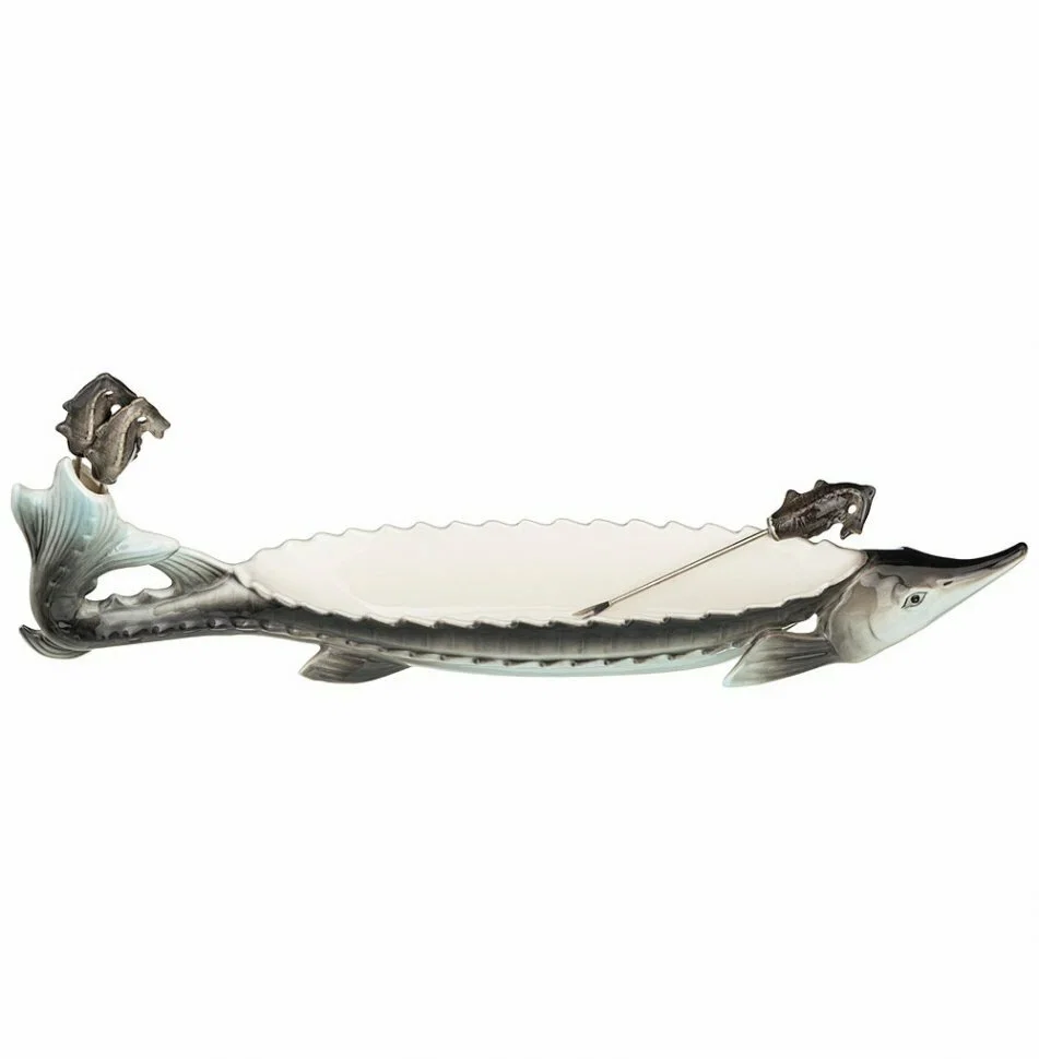 БЛЮДО ДЛЯ РЫБЫ LEFARD "NATIVE" 36*19,5*2,5 СМ