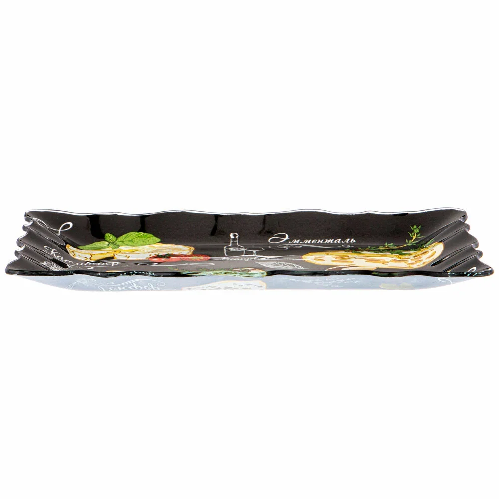 БЛЮДО ДЛЯ СУШИ КОЛЛЕКЦИЯ "BUFFET" 25*15*2 СМ МАЛ.УП. = 6 ШТ. (МИН. ПАРТИЯ)