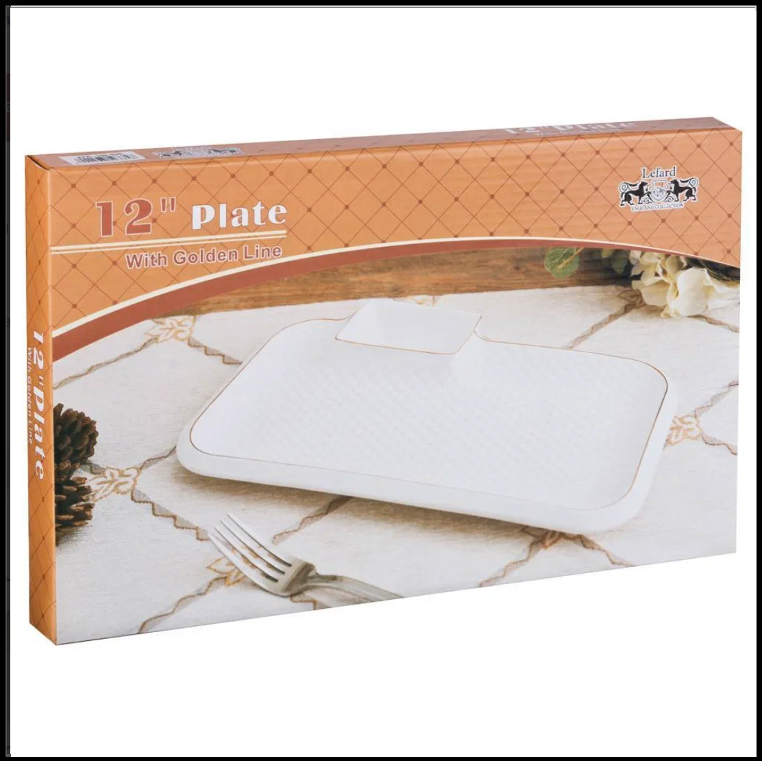 БЛЮДО ДЛЯ ШАШЛЫКА LEFARD "ДИАМАНД ГОЛД" 31*19,5*3 СМ (КОР=12ШТ.)