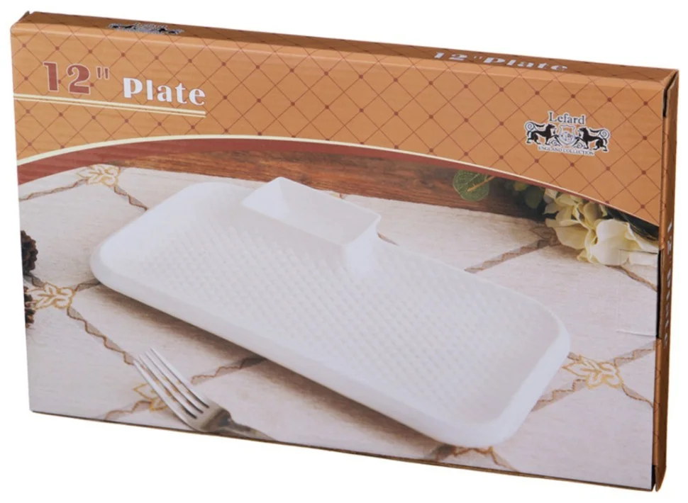 БЛЮДО ДЛЯ ШАШЛЫКА LEFARD "ДИАМАНД ГОЛД" 31*19,5*3 СМ (КОР=12ШТ.)