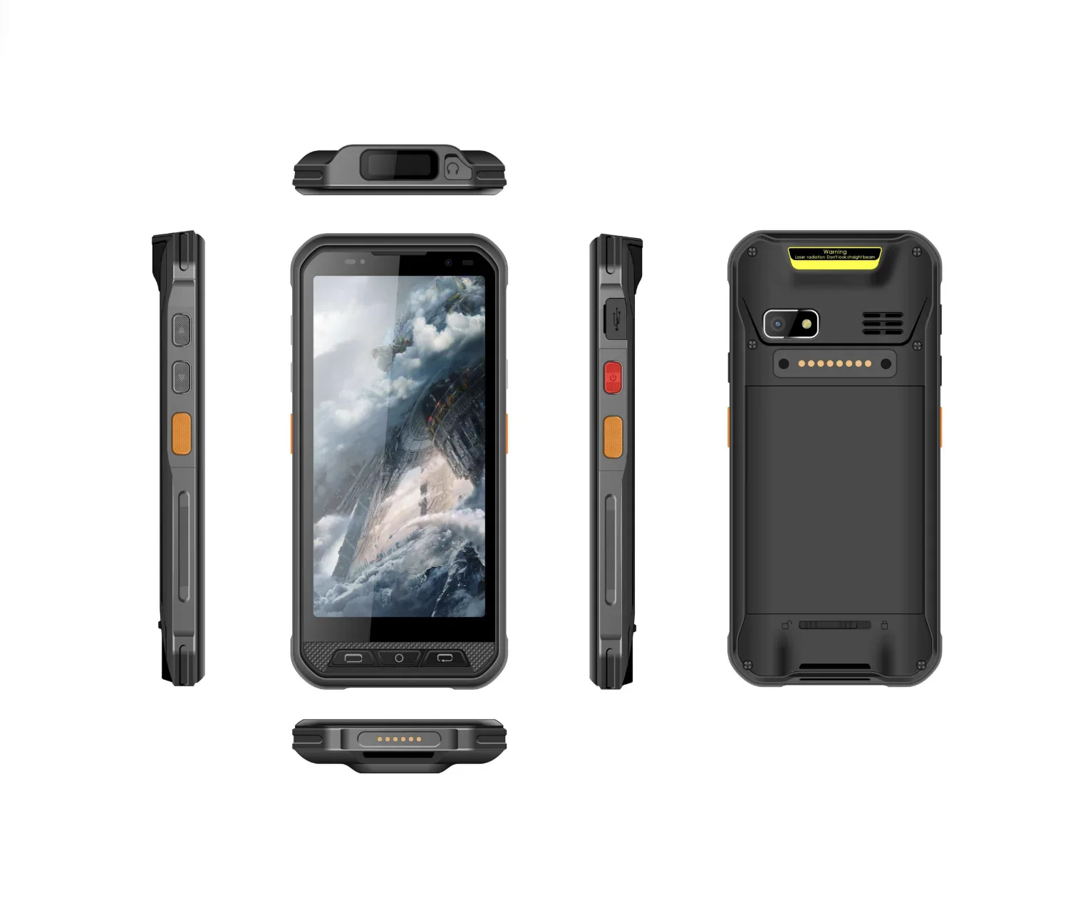 Планшет Geshem PDA-GS0533W 5.7", 4Gb, 64Gb, 4G LTE, Android 12, черный
